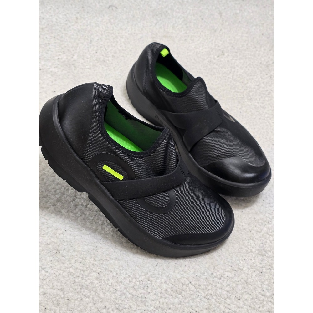 OOFOS OOmg Sport Low Black Recovery Shoes Mens 11.5 EU 44.5 7012022-16 - Picture 2 of 10